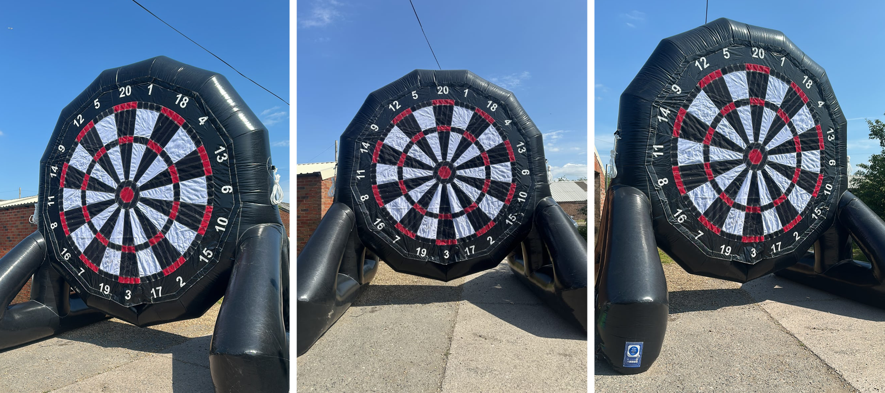Fun Bouncy Castle Hire: Football Dart Board Inflatable Fun Bouncy Castle Hire: Football Dart Board Inflatable